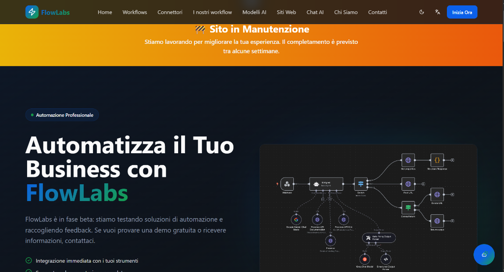 FlowLabs - Piattaforma di automazione