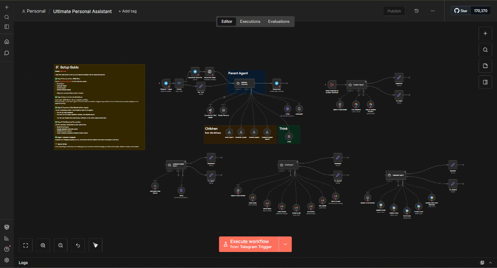 Ultimate Personal Assistant Workflow